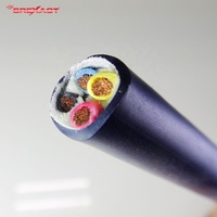 Cable de Altavoz Profesional OFC de 4x2.5mm, Par Trenzado, Cubierta de PVC, Blindado con Trenza, 4 Núcleos, 300V, Azul, en Stock