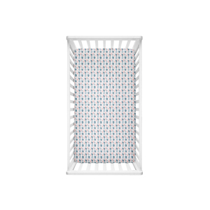 100% Organic Cotton Wholesale Baby Fitted Crib Sheet - Product Image 1