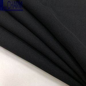 CP6286ไต้หวันโพลีเอสเตอร์บาง Abaya ผ้าวัสดุสีดำ - Product Image 1