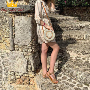 Sac à main en rotin blanc pur Unique, fournisseurs Vietnam, artisanat tissé, sac d'été, sac de plage, sac à bandoulière FBA Amazon - Product Image 6