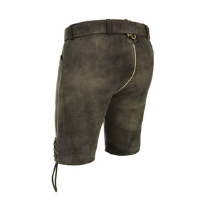 Lederhosen-pantalones cortos de cuero de ciervo curtido, ropa de ocio personalizada, bavario, alta calidad, 100% - Product Image 6