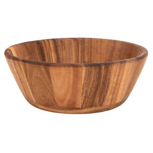 Handmade Modern Design Acacia Wood Soup Bowl Durable Kitchenware Serving Food Carved Plate Salad Parties Decorative <b>Table</b> <b>Centre</b> - Product Image 1