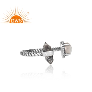 Bague en pierre précieuse naturelle, bijoux en argent Sterling 925, nouvelle mode, constructeur de bijoux - Product Image 3