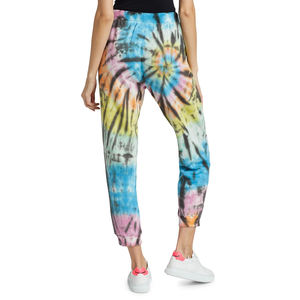 ¡Los pantalones de Jogger más vendidos del fabricante OEM con estampado de tinte anudado para mujer, talla XL, encaje elástico, entrenamientos de invierno para correr, precio barato! - Product Image 5