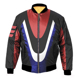 Casual Not Deform Thicken Sublimation Outdoor Nylon Bomber Jacket - Product Image 1