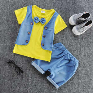 Ensemble de vêtements en denim vintage MOMO modèle 56, style uni, 100% coton, service OEM, délai de livraison d'échantillons de 7 jours, fabriqué au Bangladesh - Product Image 1