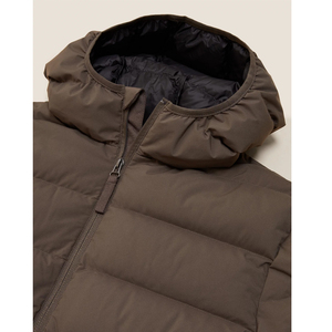 High Quality Men's Winter Padded Puffer Bomber Jacket Hooded Waterproof Factory Direct <b>Heated</b> Nylon/Cotton Bubble <b>Coat</b> OEM - Product Image 5