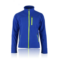 Veste softshell personnalisée pour homme, grande taille, décontractée, avec fermeture éclair, respirante, thermique, coupe-vent, pour l'automne