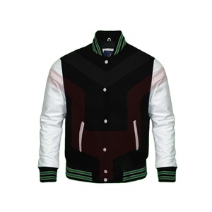 Chaqueta Universitaria de Primera Calidad con Parche de Logotipo Personalizado, Chaqueta de Béisbol para Hombres y Mujeres, Uniforme Escolar - Product Image 1