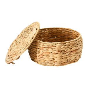 Meilleur Nouveautés 100% Naturel Ensemble de Jacinthe D'eau Panier De Rangement Avec Couvercle Couvercles De Vietnam - Product Image 2