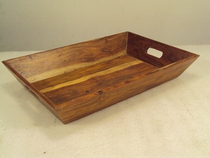 Plateau de service en bois blanchi à la chaux pour cuisine - Product Image 5