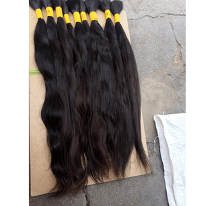 Cabello virgen brasileño de visón, extensiones de cabello humano sin procesar, ondulado, liso, venta al por mayor, 100% - Product Image 3