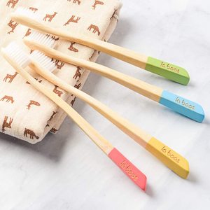 Salute orale di bambù carbone spazzolino a basso tenore di carbonio medio setola morbida con manico in legno <span class=keywords><strong>set</strong></span> da <span class=keywords><strong>bagno</strong></span> - Product Image 3