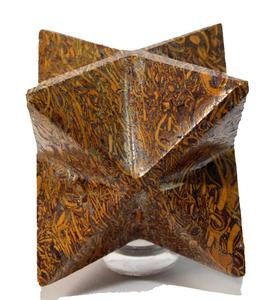 Cristal merkaba étoile pierre jaspe mariam naturel merkaba étoile 8 points reiki guérison cristal de pierre précieuse grossiste - Product Image 3