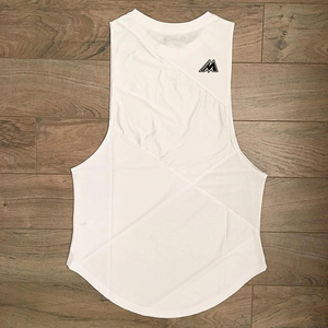 Fitness Mens Sportswear <b>Vests</b> Muscle Tank Tops Gym Workout Sleeveless Shirt Breathable Polyester V-neck Men Bodybuilding - Product Image 3
