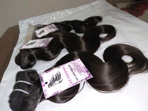 Tốt Nhất Tóc Nhà Cung Cấp Loose Sâu Xoăn Sóng Cơ Thể Trinh Nữ Ấn Độ Đền Tóc Con Người Dệt Tóc Bó - Product Image 5