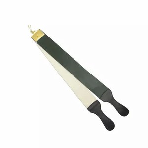 Maquinilla de afeitar de cuero para Barbero, Correa afiladora de cuero genuino - Product Image 5