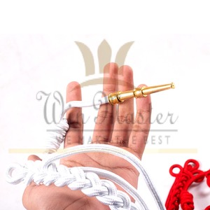 Sudadera con capucha unisex de poliéster de seda Jacquard personalizada con cordón y cordones de hombro ceremoniales para uso en exteriores - Product Image 1