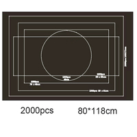 Tapis de Puzzle personnalisé pour enfant, plaque de jeu noir, souple, imprimé, pour Puzzle