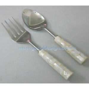 Ensemble de couverts en forme de mère de perle, livraison gratuite, manche serpillère blanche, couverts royaux, pour fête de mariage, offre spéciale - Product Image 2