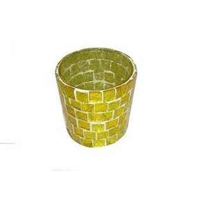 Bougeoir vert à encastrer en verre luminescent, décoration de fêtes de maison et de ferme - Product Image 6