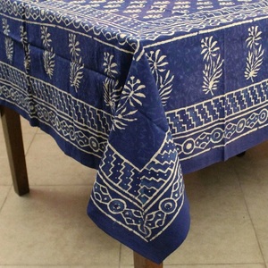 Mantel de algodón orgánico con diseño de flores, tejido de mesa colorido, naranja y rosa oscuro, respetuoso con el medio ambiente, certificado GOTS - Product Image 6