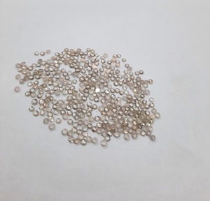 100% Forma redonda natural Blanco Corte único Diamante suelto Excelente corte cuadrado para aplicación de joyería - Product Image 4