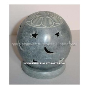 Hecho a mano de piedra Natural, Sostenedor de vela de luz de té - Product Image 1