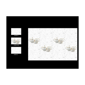 Azulejos de Pared de Porcelana Blanca 200x300mm Diseño Rústico Digital Antideslizante para Uso en Exteriores - Product Image 1