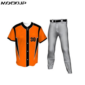 Ensemble de vêtements de sport de baseball et softball respirant et impression par sublimation uniformes d'équipe personnalisables - Product Image 5