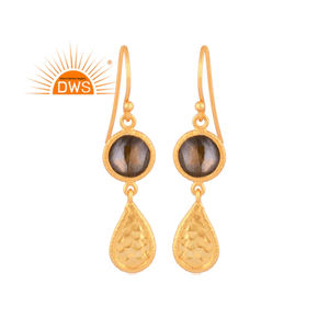 Fabricant de bijoux en argent sterling 925 plaqué or 18 carats avec pierres précieuses en labradorite naturelle - Product Image 1