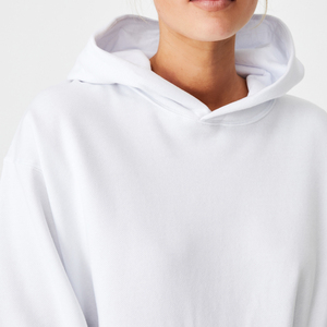 OEM Custom <b>Long</b> <b>sleeve</b> <b>Black</b> <b>crop</b> top hoodies 100% cotton hoodies - Product Image 2