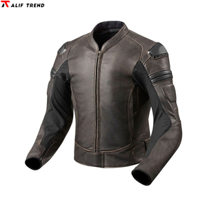 Vente en gros de vestes de moto vestes de moto personnalisées 100% véritable veste de moto en cuir véritable moto et course automobile - Product Image 4