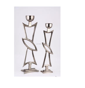 Candelabro de diseño metálico de nueve brazos, decoración de Metal sólido, otro soporte brillante para velas, linterna para interior y exterior - Product Image 3