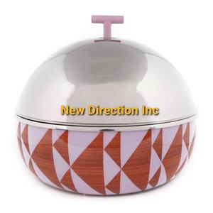 Insulated Casseroles Serving Hot Pot Stainless Steel Insulated Casseroles Server Hot Pot Home Kitchen Catering Used - Product Image 1