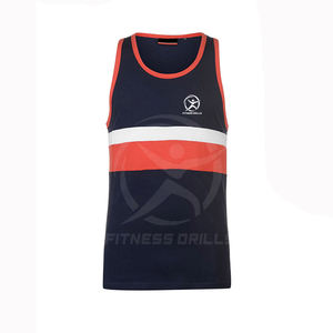 Débardeur de fitness pour hommes de qualité supérieure, vente en gros, qualité professionnelle, tenue décontractée, entraînement intense, grande taille, respirant, tricoté, 100% coton - Product Image 2