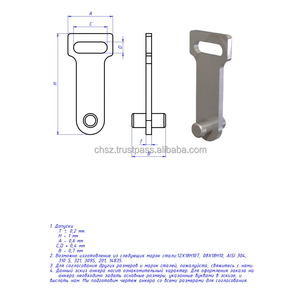 Anclas para forro de ladrillo, para aumentar la durabilidad durante el funcionamiento de la unidad de calefacción, precio al por mayor, anclajes - Product Image 2