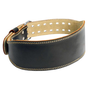 Cinturón de levantamiento de pesas de cuero para gimnasio pesado personalizado para uso en gimnasio hecho de material de PU duradero - Product Image 3