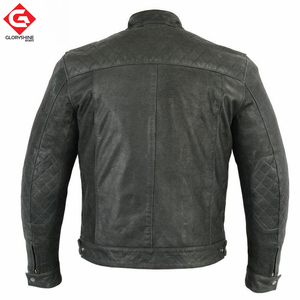 Marlon Brando Sportswear Chaqueta de moto de cuero de piel de oveja ajustada para hombre Venta caliente Chaquetas de carreras de motos al aire libre - Product Image 2