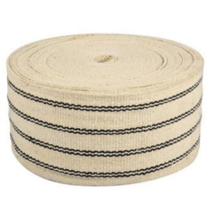 Cinta de Niwar de algodón para tienda, tamaño personalizado y diseño de Oriente Medio, Natural, blanca, teñida - Product Image 1