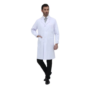 เสื้อสครับแขนยาวหลายกระเป๋าผ้ายืดกันยับผ้าเรยอนผสมทันสมัย - Product Image 6