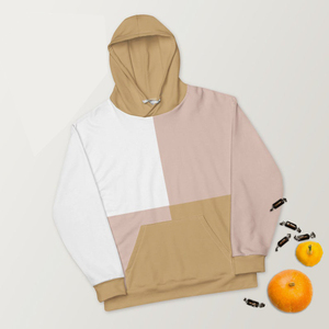 Sweat à capuche avec cordons pour garçons, chandail blanc de haute qualité avec manches irrégulières, couleur unie - Product Image 3