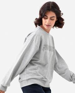 Sweat-shirt à col ras du cou en éponge, personnalisé, pour hommes et femmes, avec ensemble court et surdimensionné imprimé, - Product Image 4