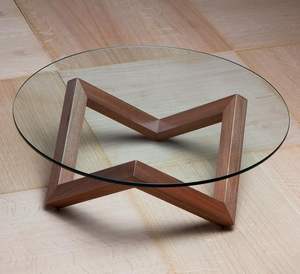 Tables en bois créatives avec dessus en verre pour maison hôtel Table de mariage tables décoratives en bois en forme de Rectangle - Product Image 6