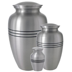 Urnes funéraires faites à la main de style américain vases de cendres solides uniques cercueils commémoratifs en bois marbre aluminium fournitures funéraires - Product Image 2