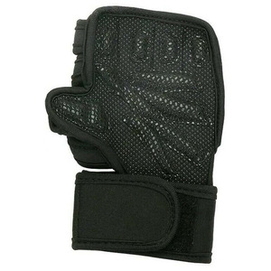 Guantes deportivos de moda para hombre, soporte de muñeca de entrenamiento transpirable para ejercicio, fitness y levantamiento de pesas, hechos de PU para unisex. - Product Image 6