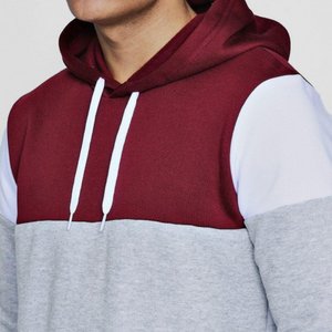 เสื้อฮู้ดดี้แบบสวมหัว ยูนิเซ็กซ์ คุณภาพสูง ผลิตจากผ้าฝ้าย 100% เป็นมิตรต่อสิ่งแวดล้อม  สามารถสั่งทำแบบเรียบหรือปักลายได้ สไตล์สตรีทแฟชั่น  แบบคัลเลอร์บล็อก - Product Image 3