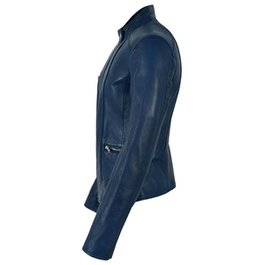 Chaqueta personalizada de piel auténtica ajustada para hombre, chaqueta de invierno con piel de oveja de talla grande, impermeable y transpirable - Product Image 2