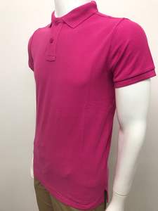 De Polo de los hombres 100% camisetas de algodón de color sólido 100% algodón de manga corta Camisa de polo - Product Image 3