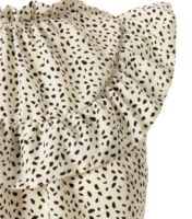 Blusa Corta de Poliamida Antiarrugas para Mujer, con Cuello Redondo y Volantes Delanteros, de Gasa Tejida Blanca Pura, Estilo Casual de Verano